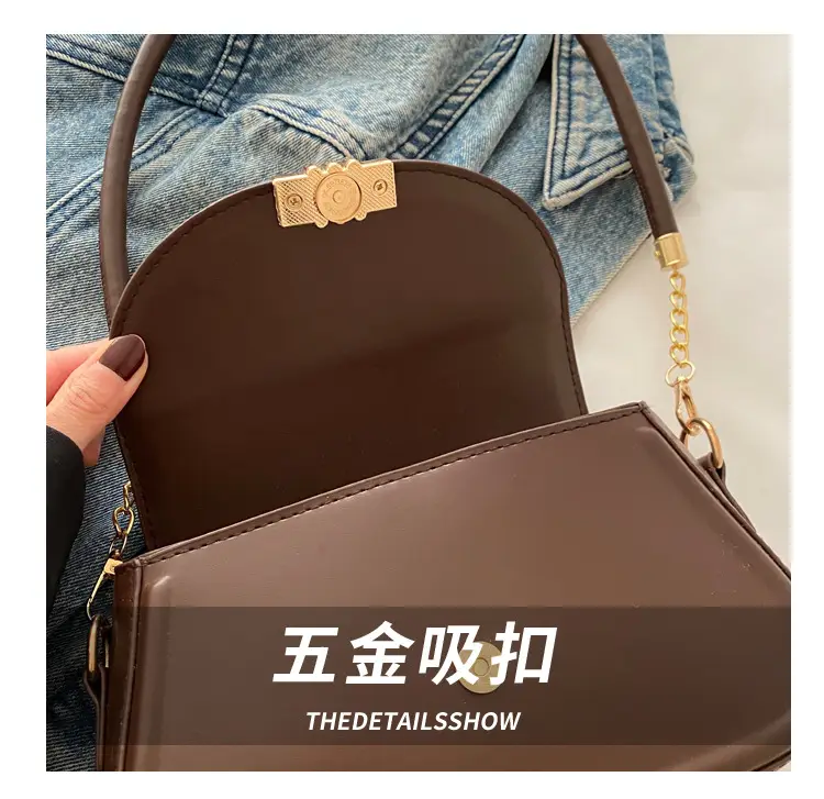 Women's Black Crossbody Bag Korean Style 2025 — feature 6