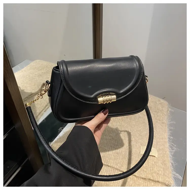 Women's Black Crossbody Bag Korean Style 2025 - Image 5
