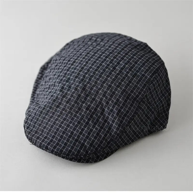 Men & Women Plaid Cap Summer Thin Breathable - Image 8