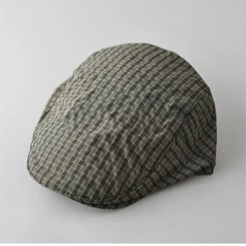 Men & Women Plaid Cap Summer Thin Breathable - Image 9