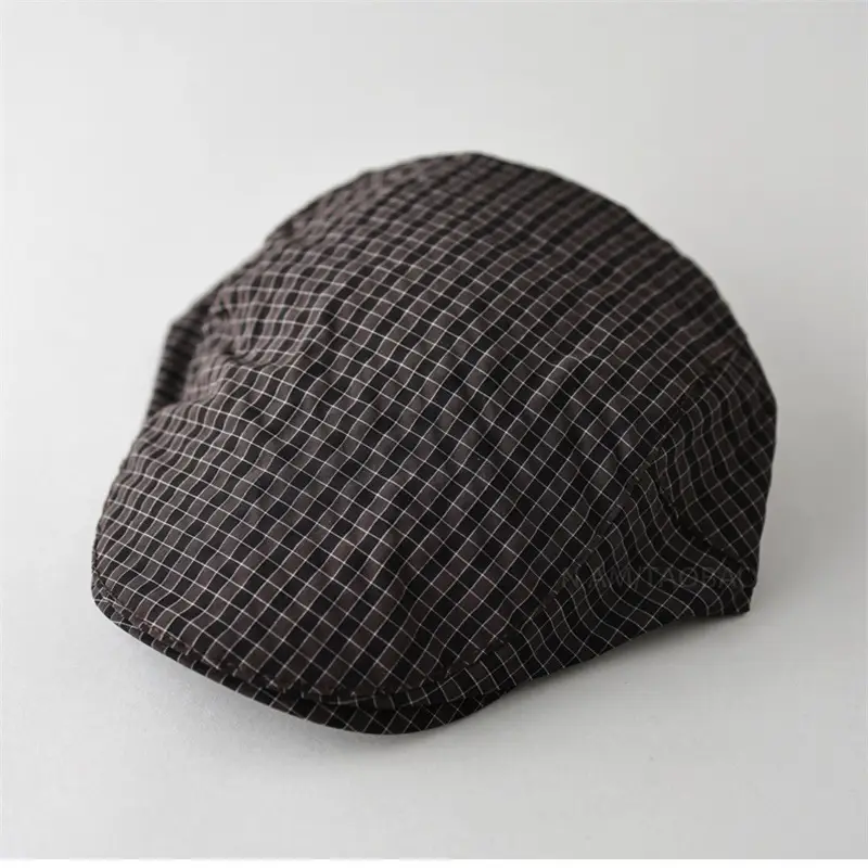 Men & Women Plaid Cap Summer Thin Breathable - Image 11