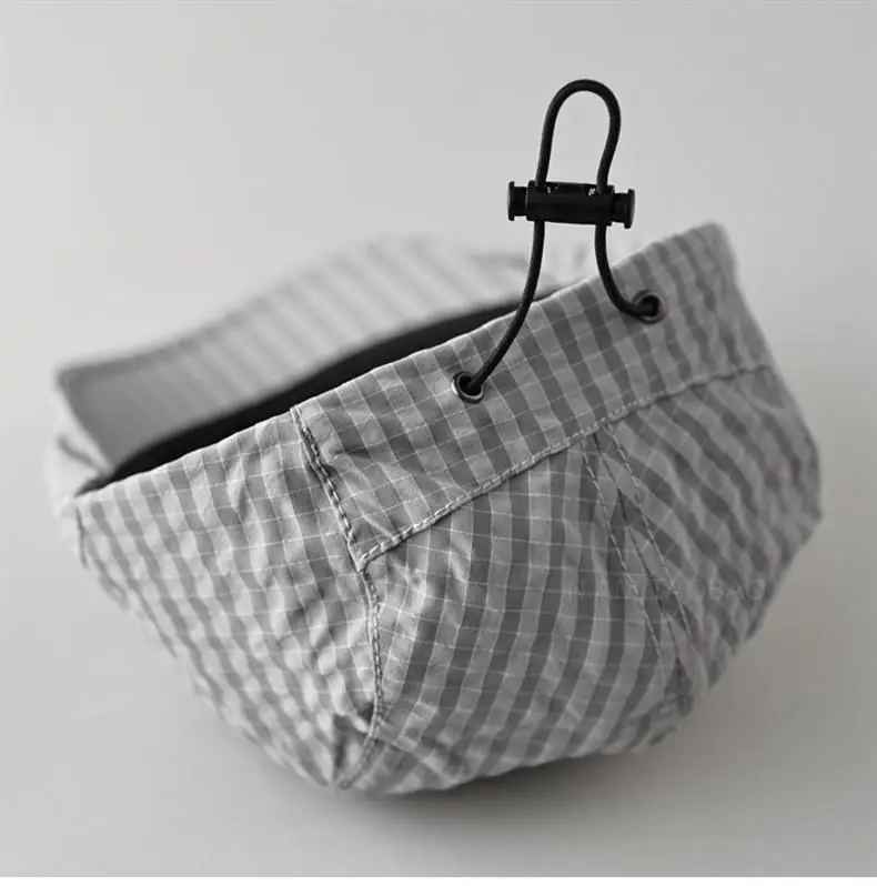 Men & Women Plaid Cap Summer Thin Breathable — feature 9