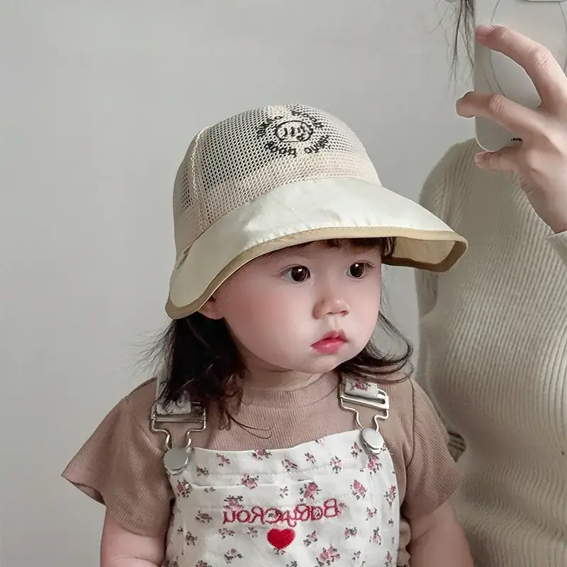 Baby's Korean Style Sun Hat with Large Brim — feature 5