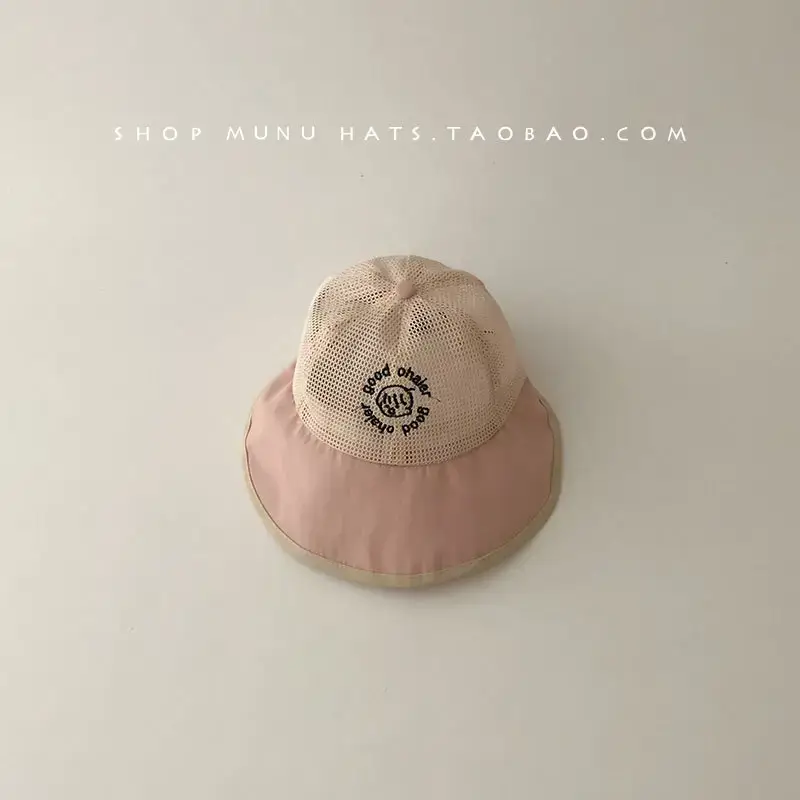 Baby's Korean Style Sun Hat with Large Brim - Image 3