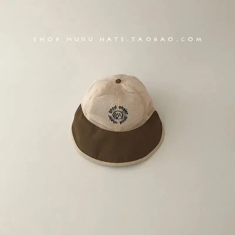 Baby's Korean Style Sun Hat with Large Brim - Image 4
