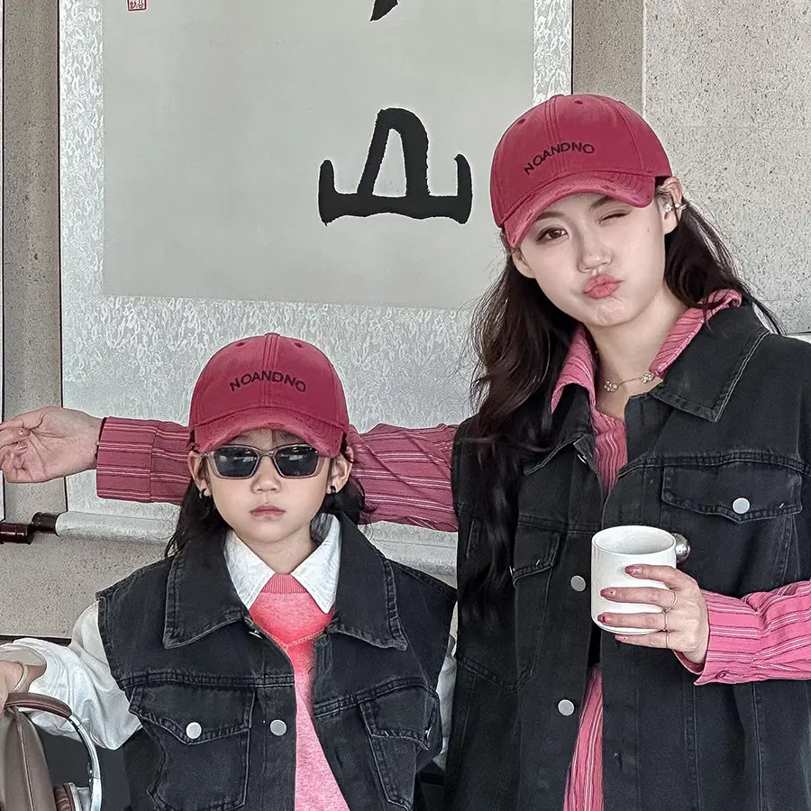 Kids Embroidered Baseball Cap Brown 2026 Spring Autumn - Image 3