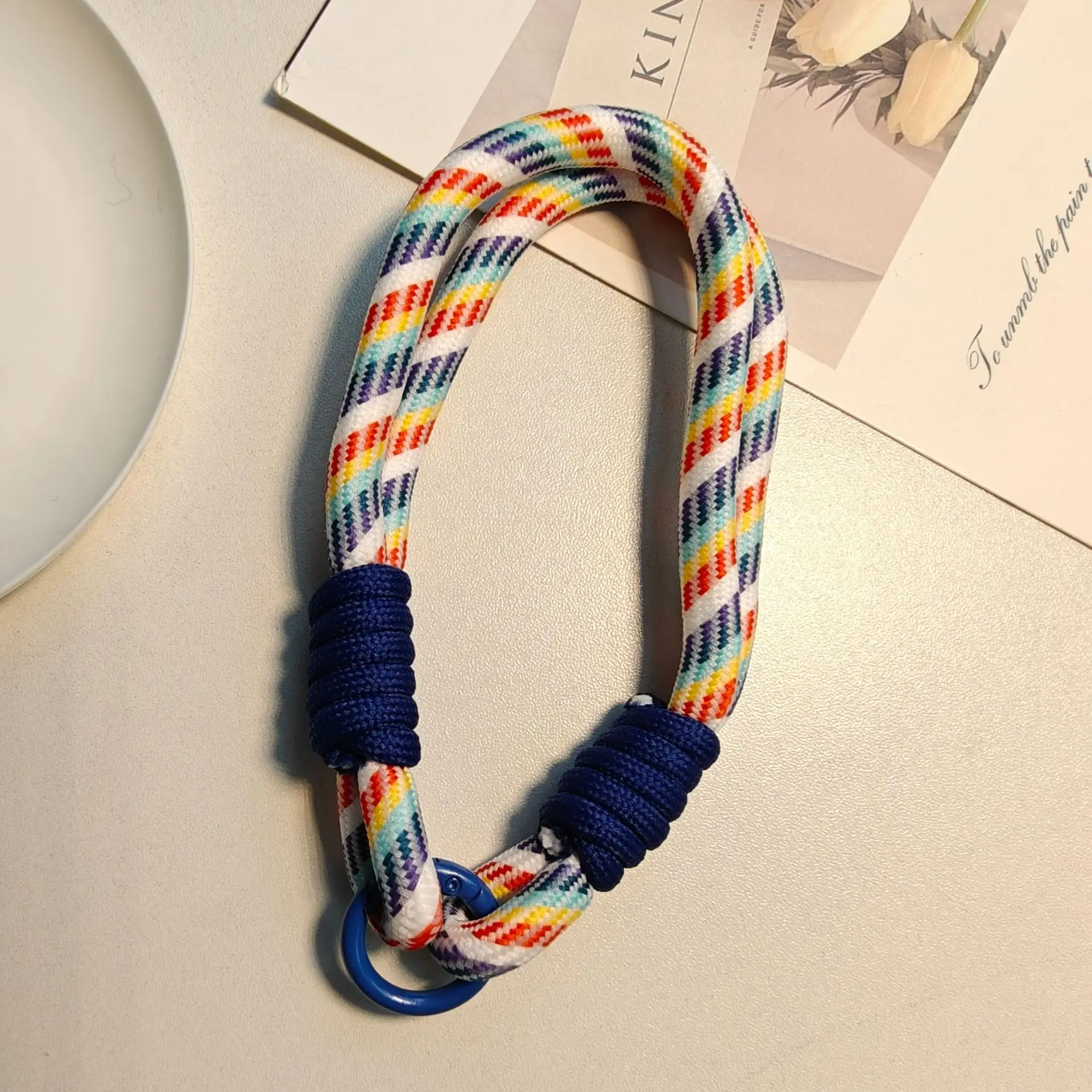 Green Woven Anti-Lost Mobile Phone Lanyard - Image 5