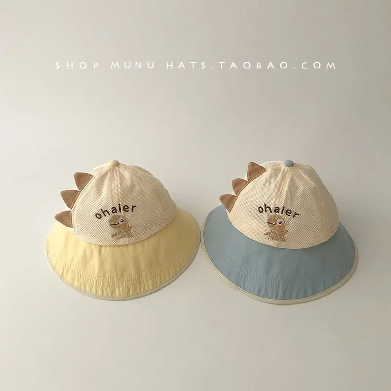 Baby Mesh Sun Hat with Cartoon Embroidery — feature 11