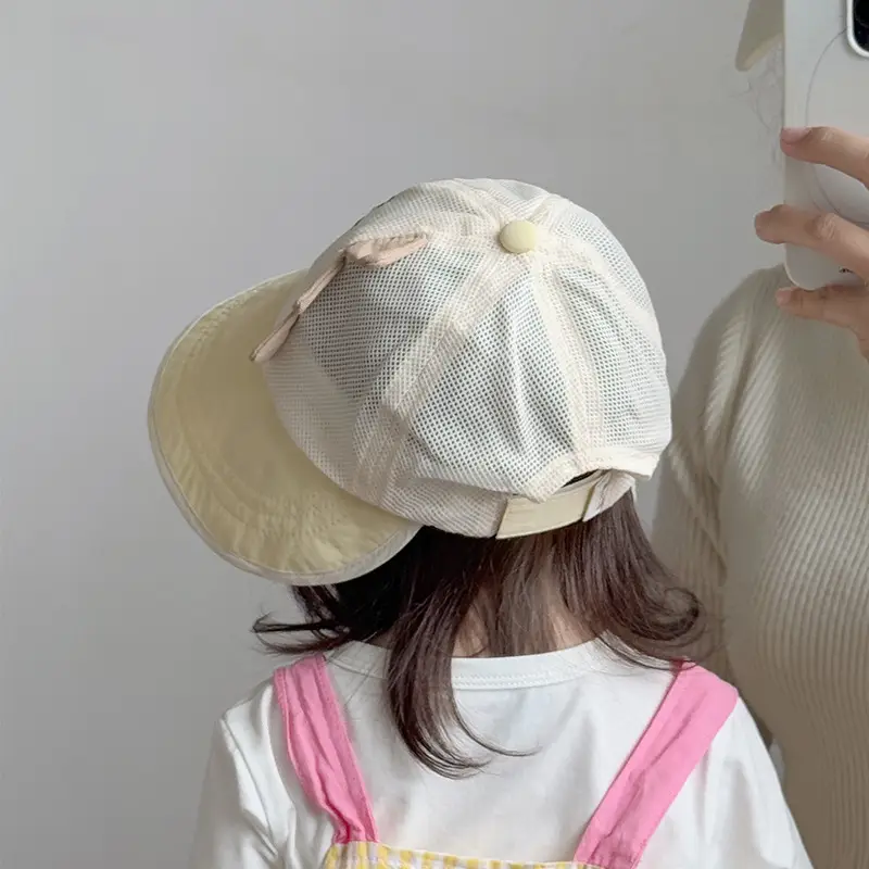 Baby Mesh Sun Hat with Cartoon Embroidery — feature 3