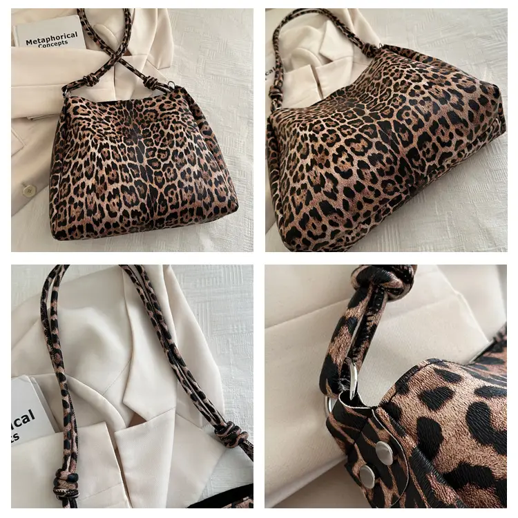 Women Leopard Print Crossbody Bag Large Capacity 2025 — feature 7
