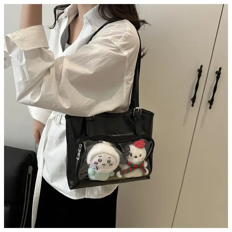 Black Japanese Painful Tote Bag 2025 for Women — feature 11