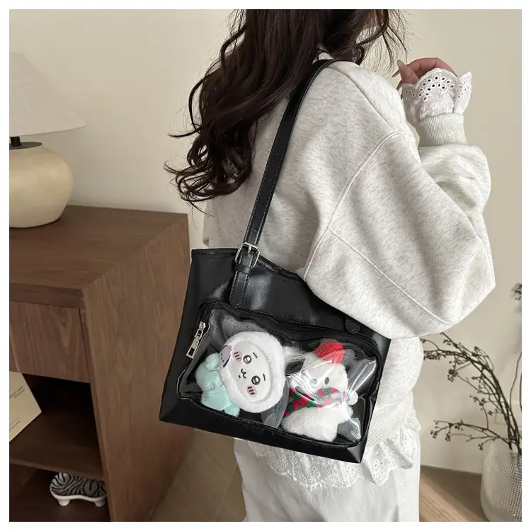 Black Japanese Painful Tote Bag 2025 for Women — feature 22