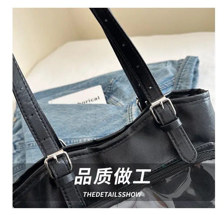 Black Japanese Painful Tote Bag 2025 for Women — feature 5