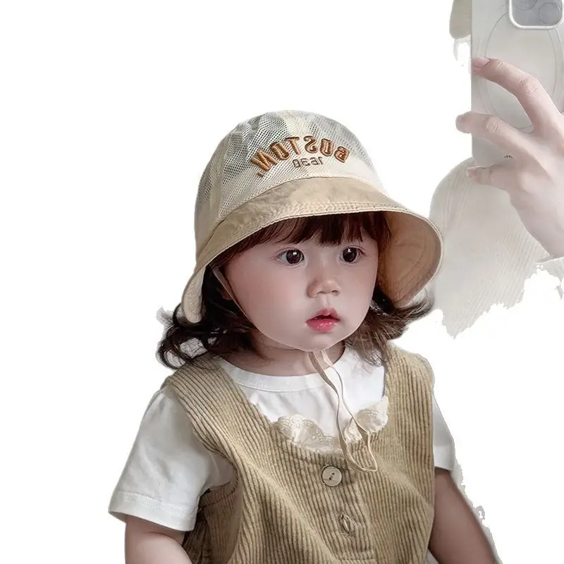 Baby's Mesh Sun Hat with "NUTY" Embroidery - Image 8