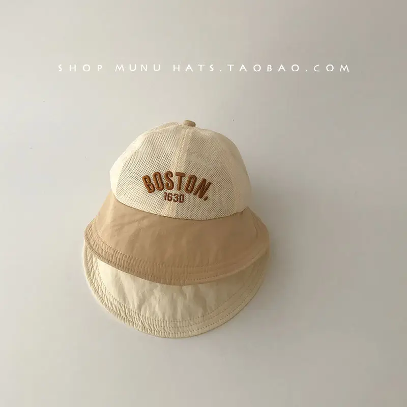 Baby's Mesh Sun Hat with "NUTY" Embroidery — feature 10