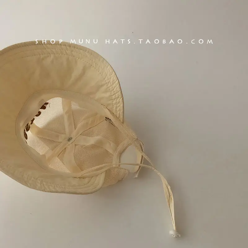 Baby's Mesh Sun Hat with "NUTY" Embroidery — feature 16