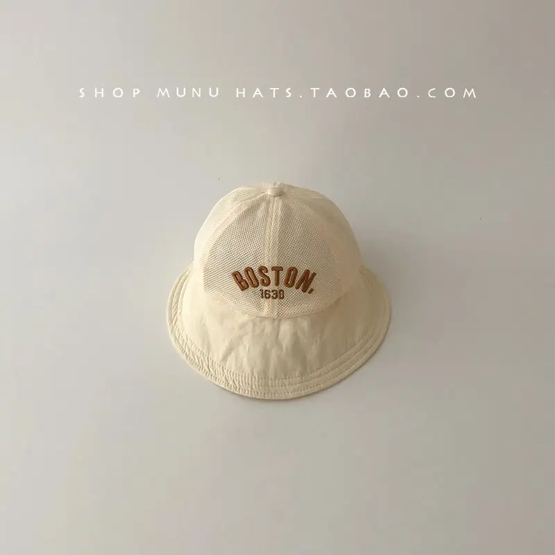 Baby's Mesh Sun Hat with "NUTY" Embroidery — feature 17