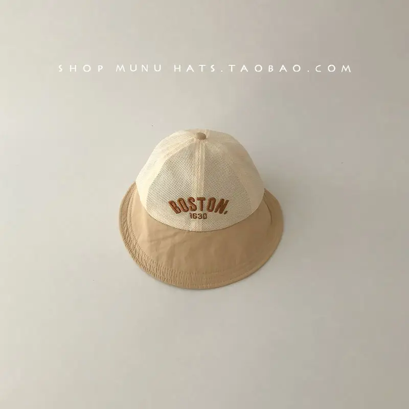 Baby's Mesh Sun Hat with "NUTY" Embroidery — feature 18