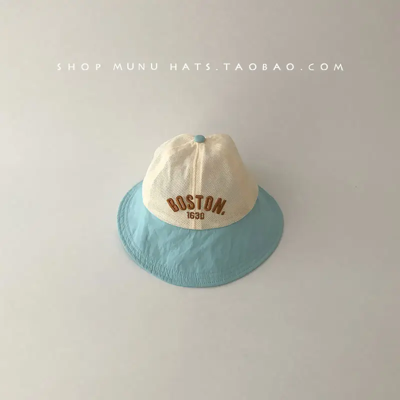 Baby's Mesh Sun Hat with "NUTY" Embroidery - Image 4