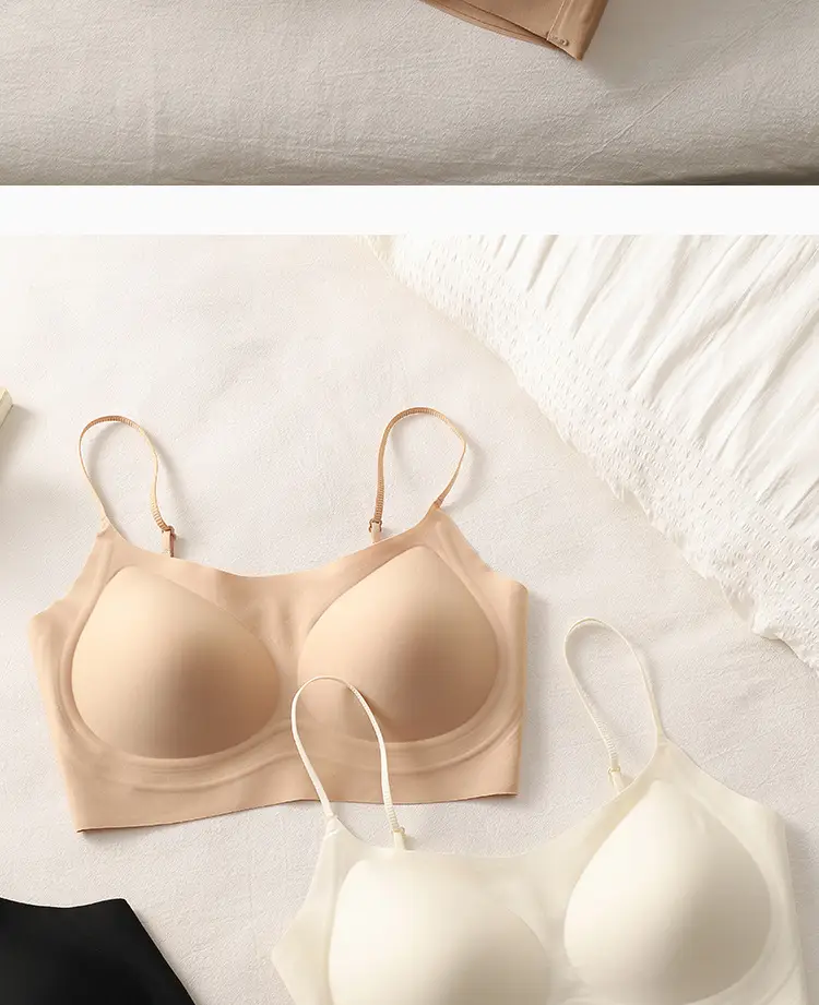 Original Size-Free Invisible Traceless Liquid Foundation Intimates for Women White t Opaque Spaghetti Straps Beautiful Back Bra Tube Top Cross-Border — feature 17