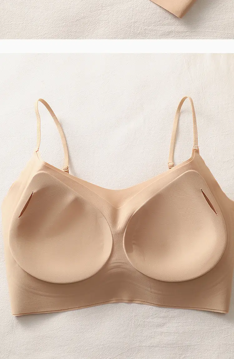 Original Size-Free Invisible Traceless Liquid Foundation Intimates for Women White t Opaque Spaghetti Straps Beautiful Back Bra Tube Top Cross-Border — feature 22