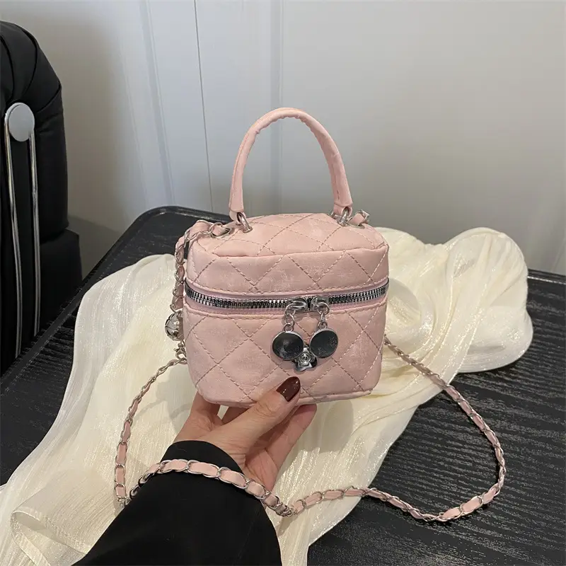 White Korean Style Bucket Bag Women 2025 - Image 6