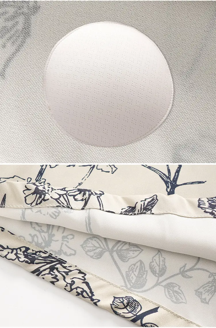 Chun Baifen Nightdress Women's Pajamas Summer Summer Ice Silk Camisole Summer High-end dress Retro Style — feature 15