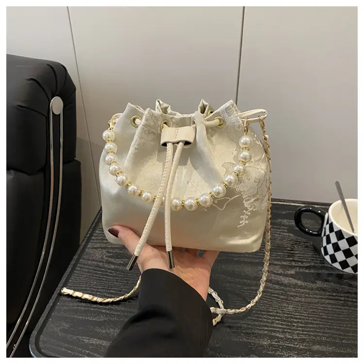 Pearl Chain Bucket Bag Women 2025 Summer — feature 21