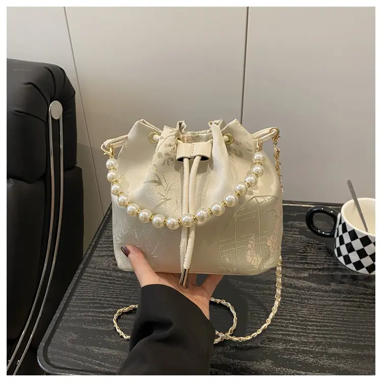 Pearl Chain Bucket Bag Women 2025 Summer — feature 22
