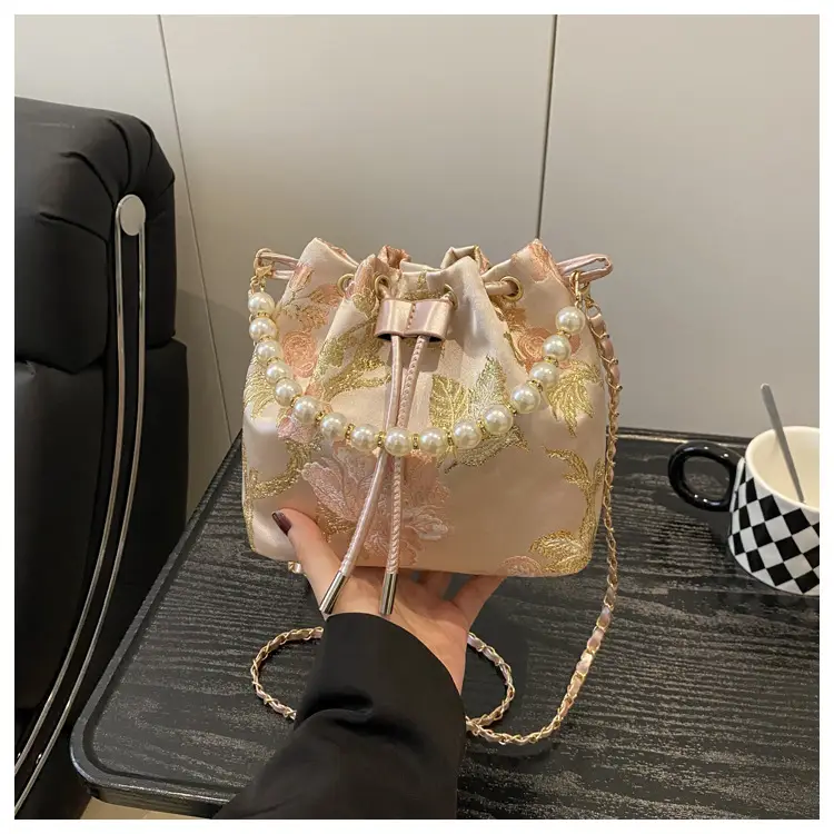 Pearl Chain Bucket Bag Women 2025 Summer — feature 24