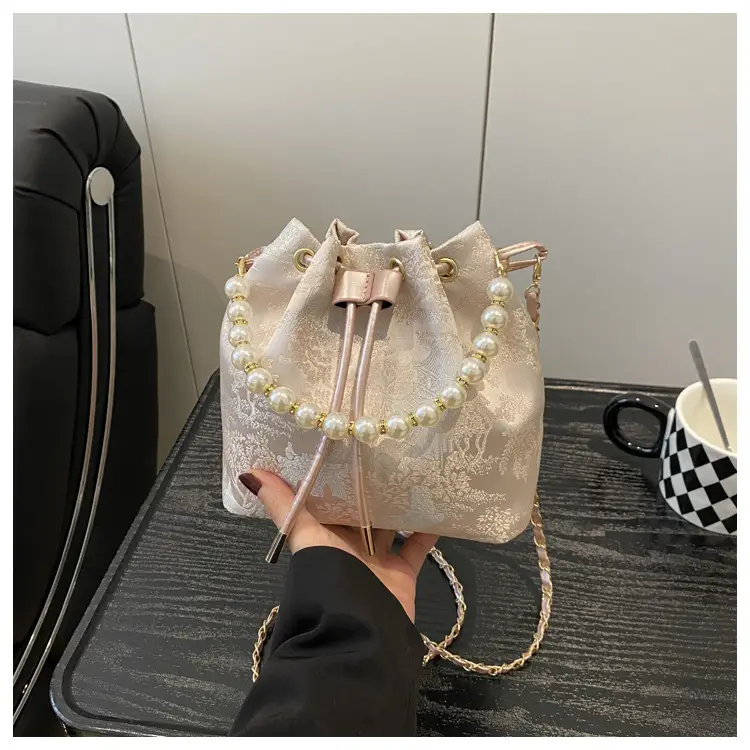 Pearl Chain Bucket Bag Women 2025 Summer — feature 25