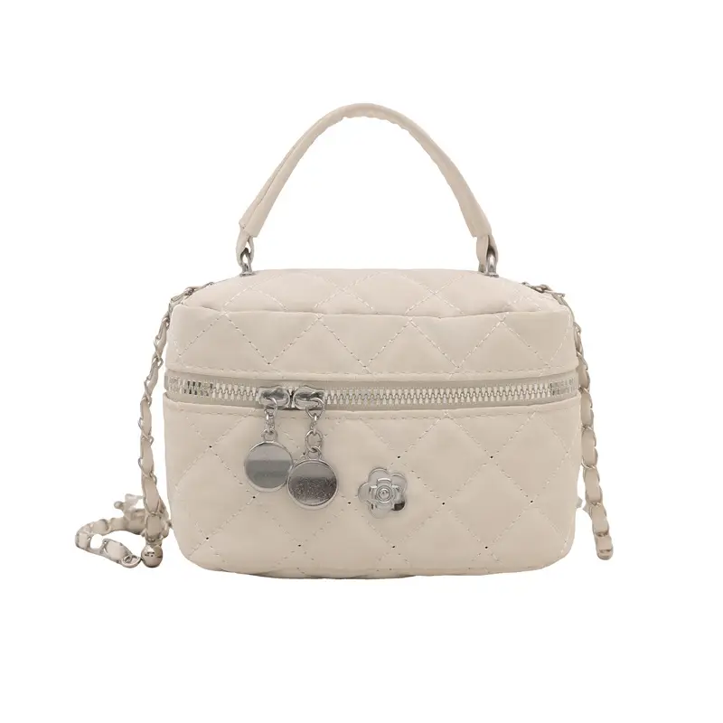 Black Diamond Plaid Chain Mini Shoulder Bag Women