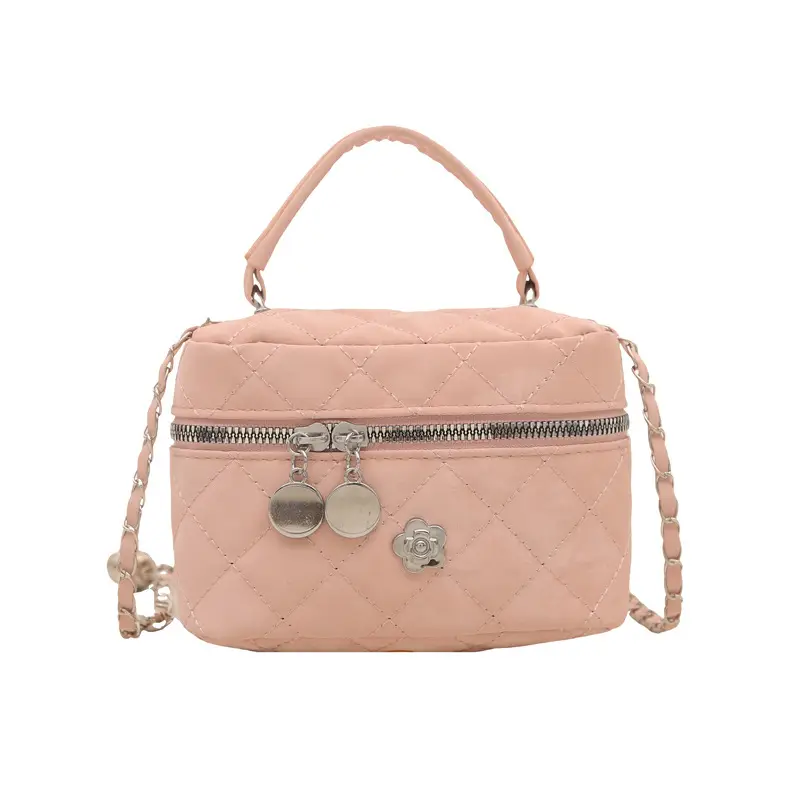 Black Diamond Plaid Chain Mini Shoulder Bag Women