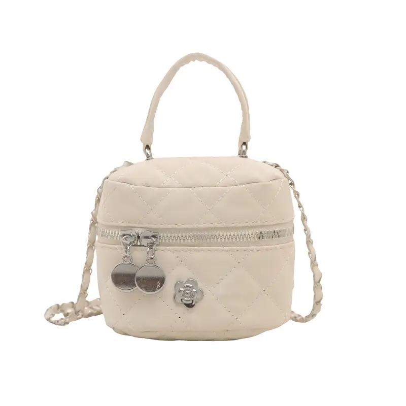 Black Diamond Plaid Chain Mini Shoulder Bag Women