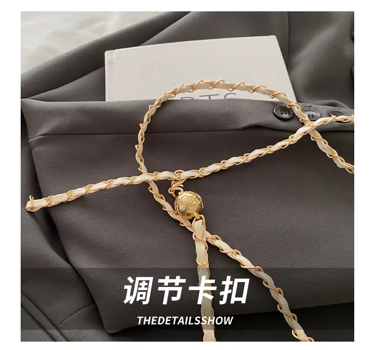 Chinese Embroidered Pearl Chain Shoulder Bag — feature 4