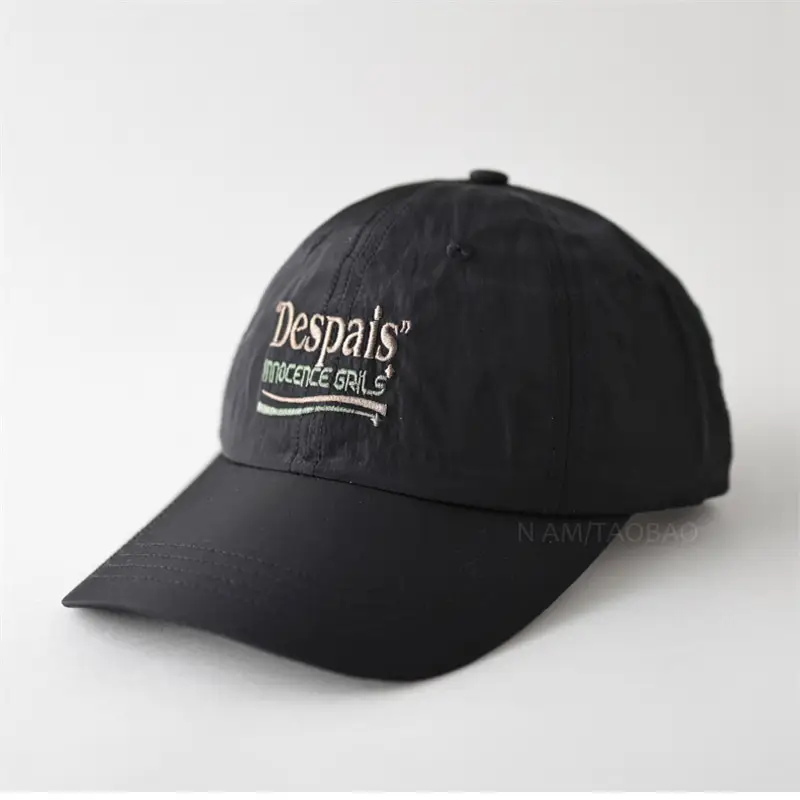 Kids Baseball Cap Olive Green Embroidered Design