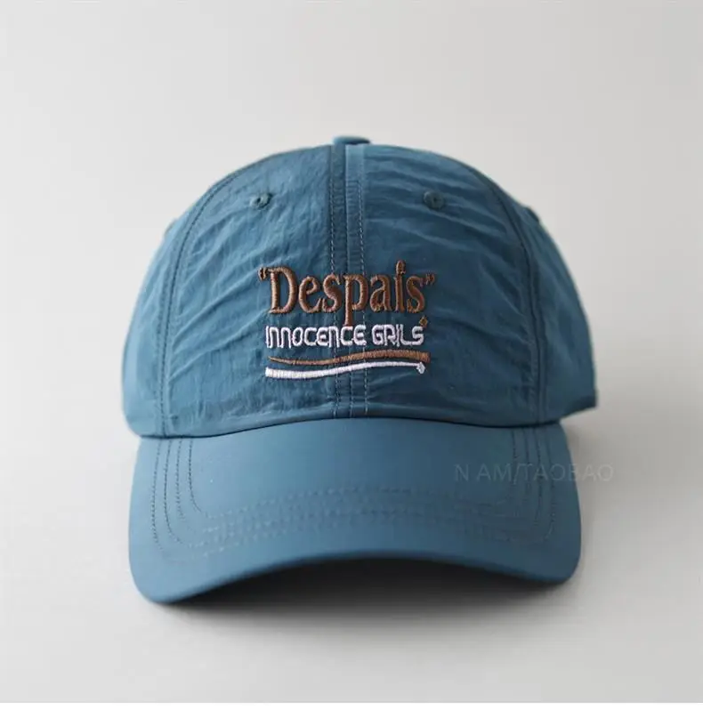 Kids Baseball Cap Olive Green Embroidered Design — feature 7