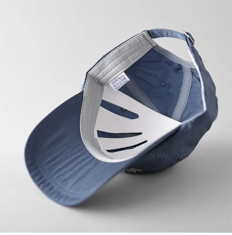Men Grey Embroidered Baseball Cap Summer Lightweight — feature 11