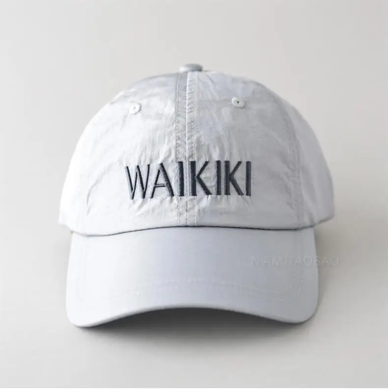 Men Grey Embroidered Baseball Cap Summer Lightweight — feature 6