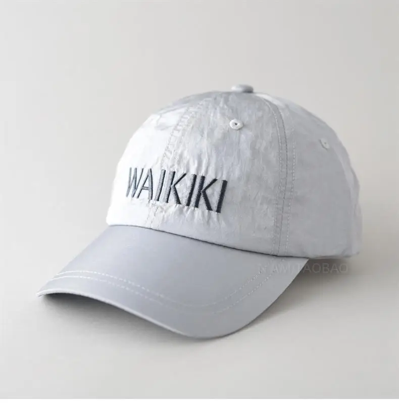 Men Grey Embroidered Baseball Cap Summer Lightweight — feature 7