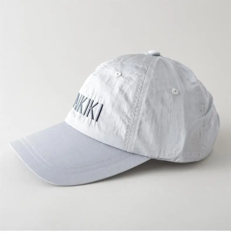 Men Grey Embroidered Baseball Cap Summer Lightweight — feature 8