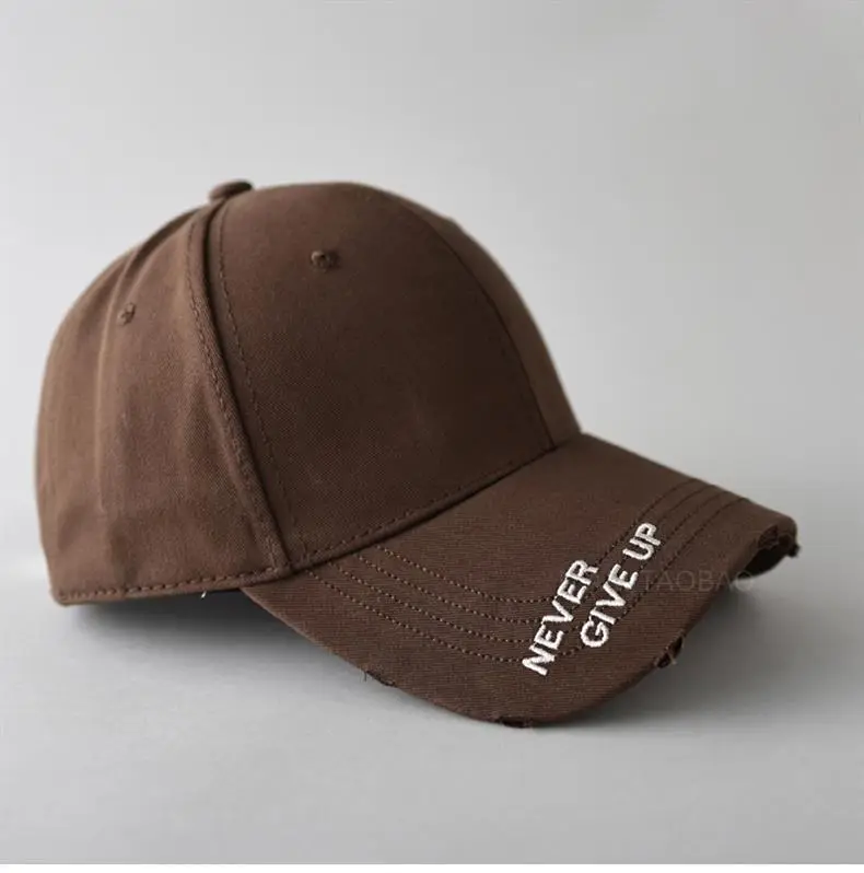 Black Korean Letter Embroidered Baseball Cap for Men Women — feature 10