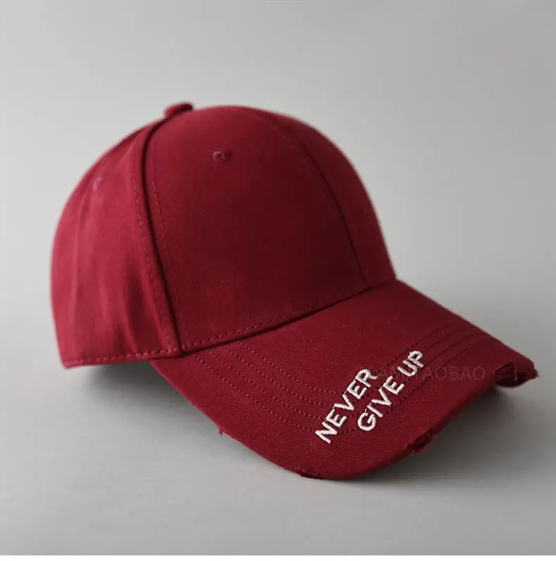 Black Korean Letter Embroidered Baseball Cap for Men Women — feature 15