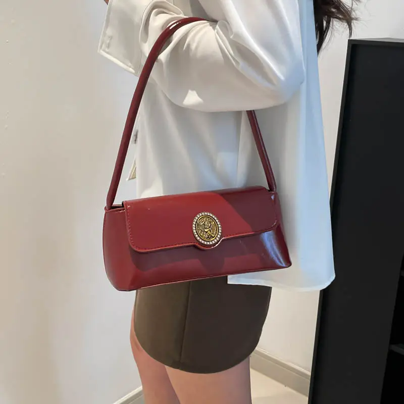 Korean Style Women's Retro Brown Crossbody Bag 2025 - Image 7