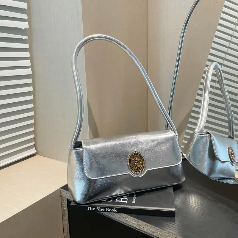 Korean Style Women's Retro Brown Crossbody Bag 2025 - Image 2