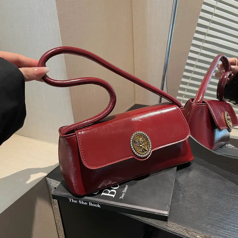 Korean Style Women's Retro Brown Crossbody Bag 2025 - Image 4