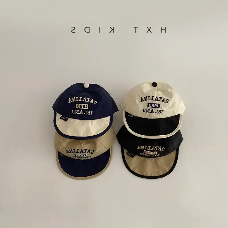 Baby Cap Summer Soft Brim Embroidered