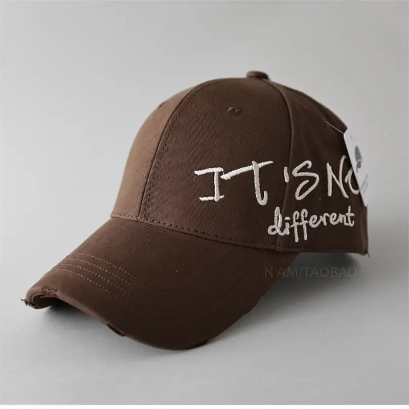 Men Women Brown IT'S Different Baseball Cap - Image 9