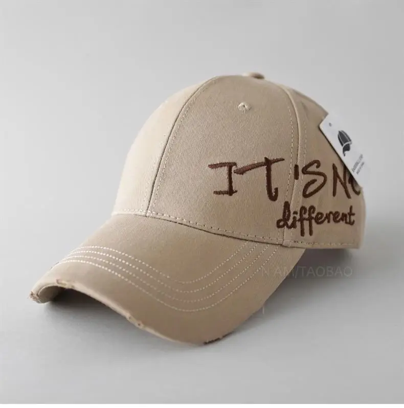 Men Women Brown IT'S Different Baseball Cap — feature 6