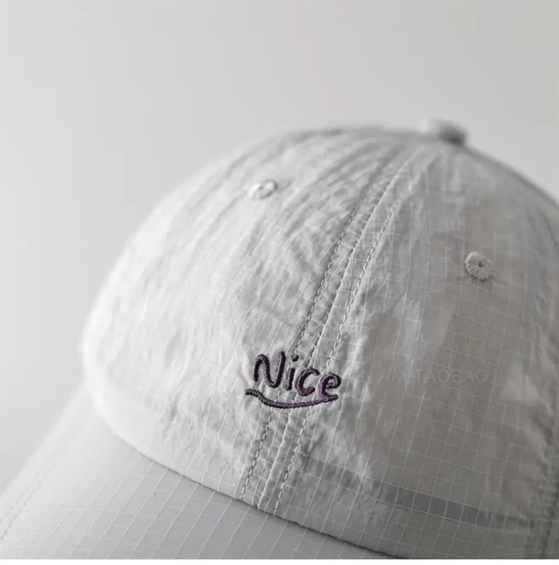 Light Gray Korean Style Baseball Cap for Men Women — feature 17